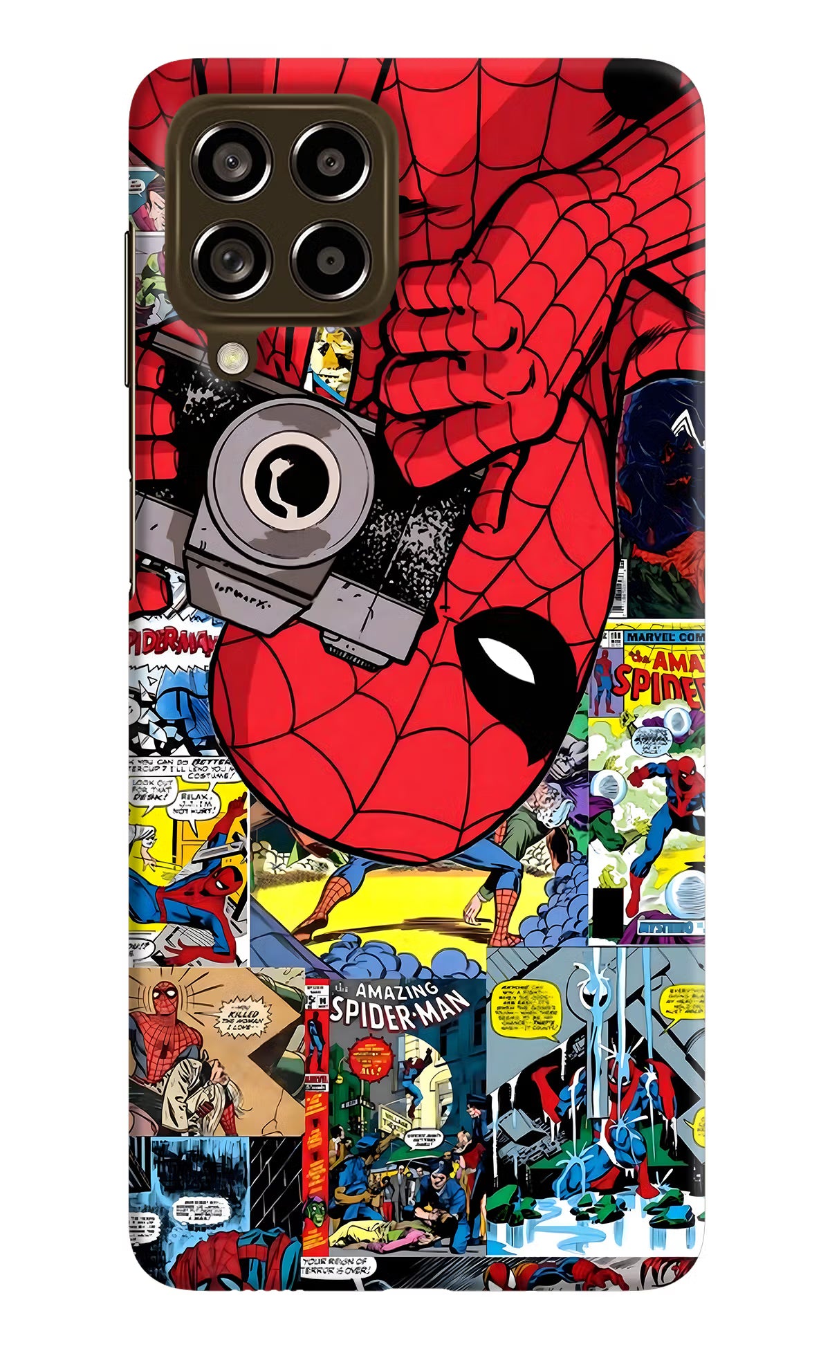 Spider Man Samsung M53 5G Hard Case Back Cover by Casekaro