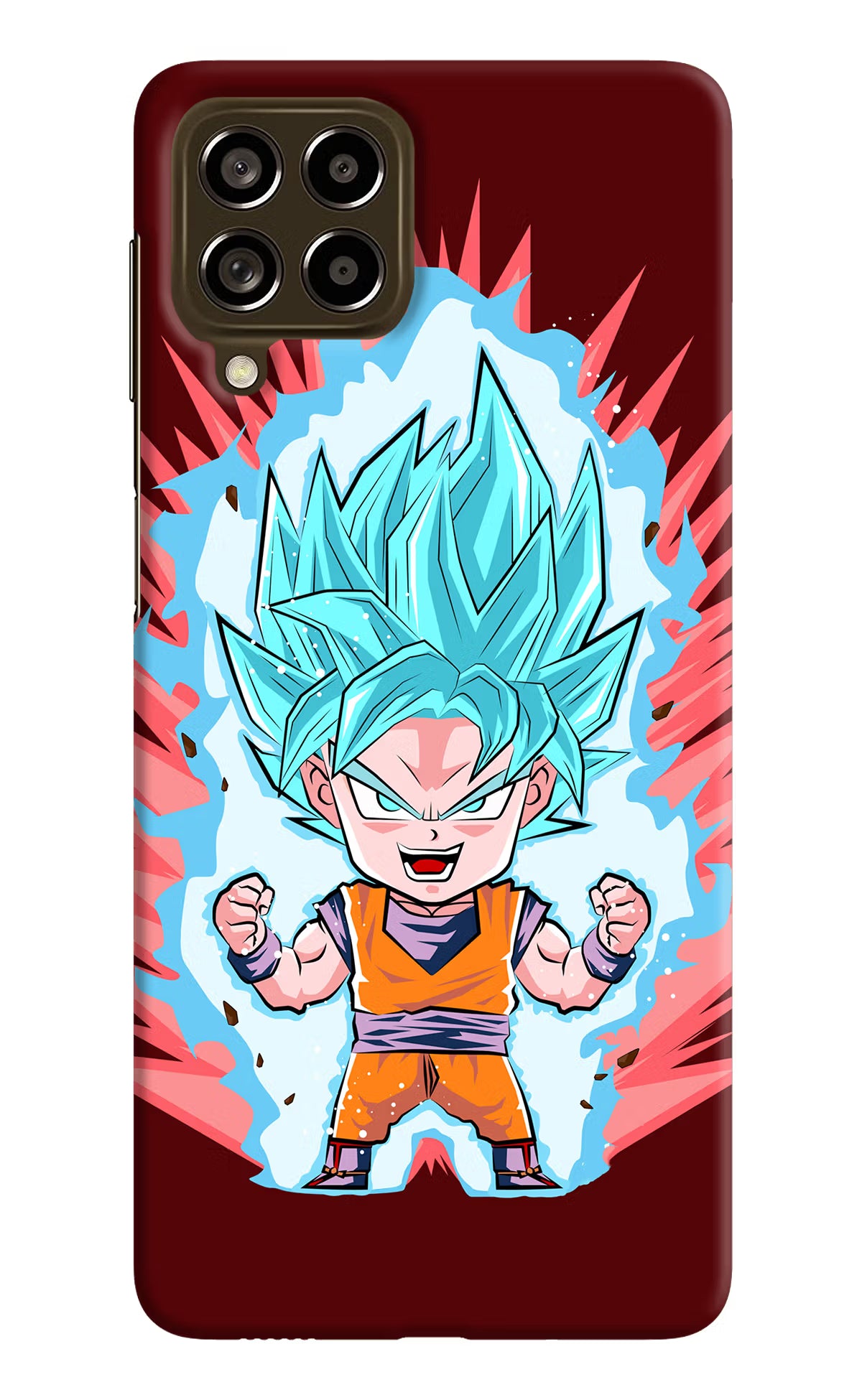Goku Little Samsung M53 5G Hard Case Back Cover by Casekaro