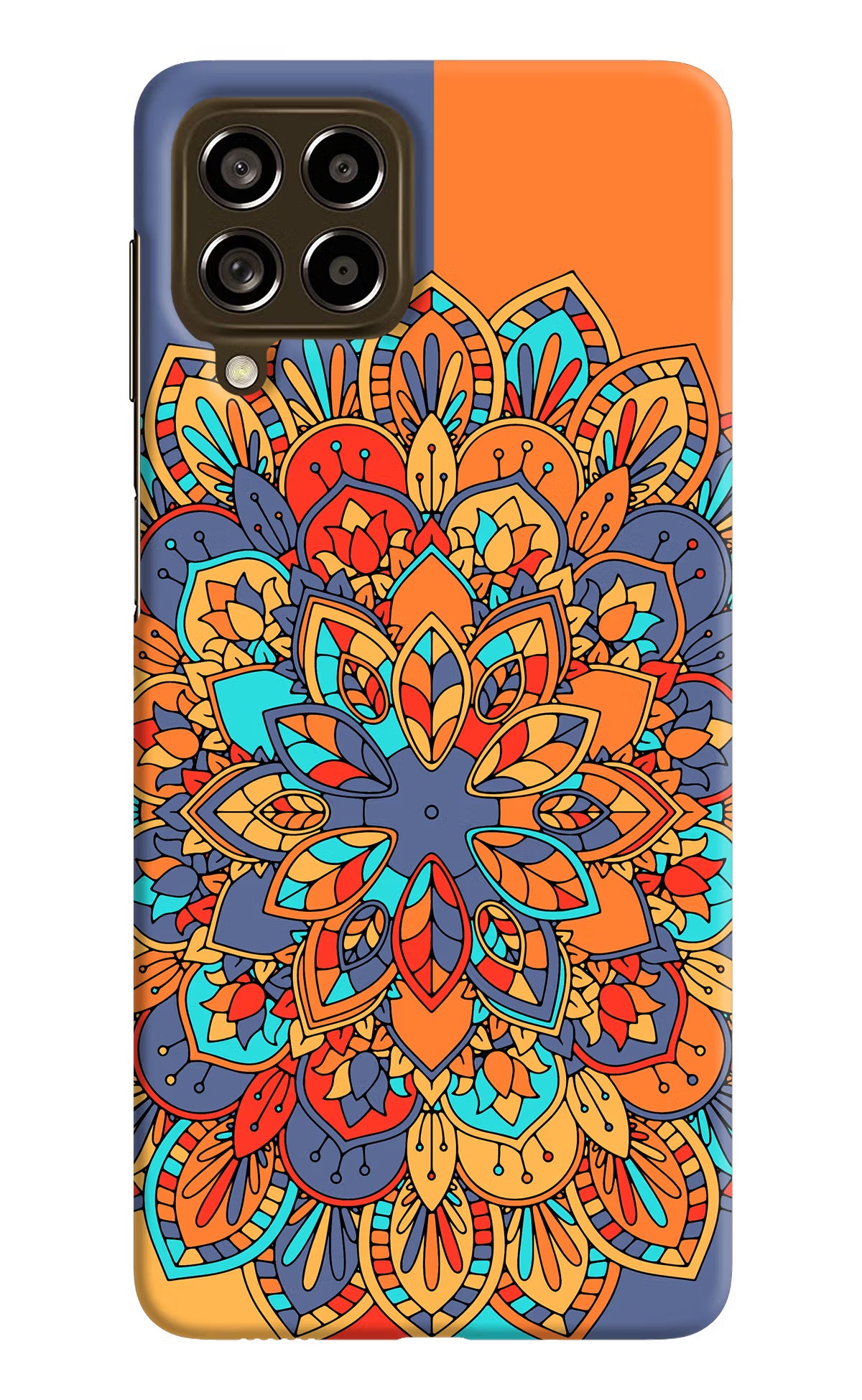 Color Mandala Samsung M53 5G Hard Case Back Cover by Casekaro