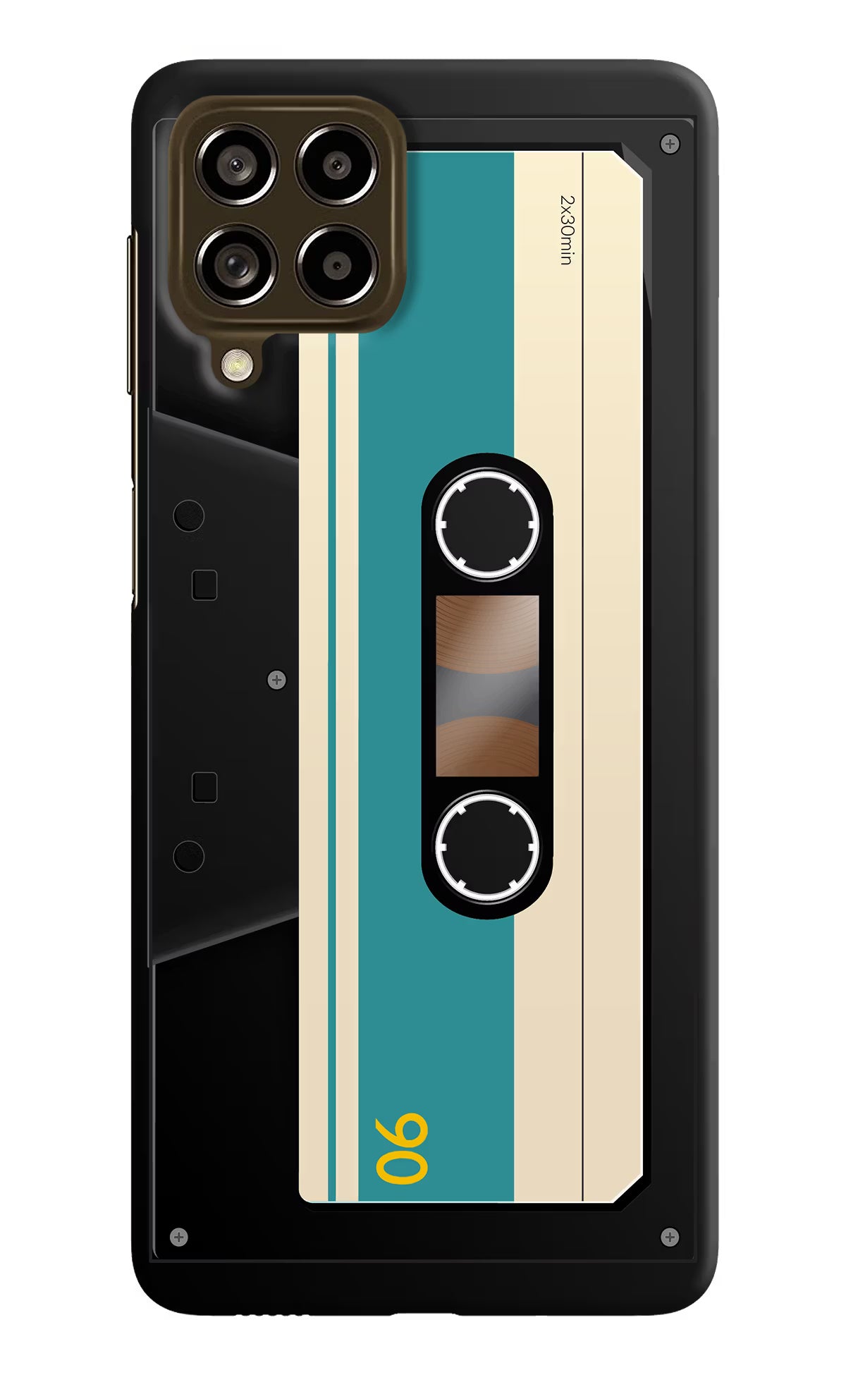 Cassette Samsung M53 5G Hard Case Back Cover by Casekaro