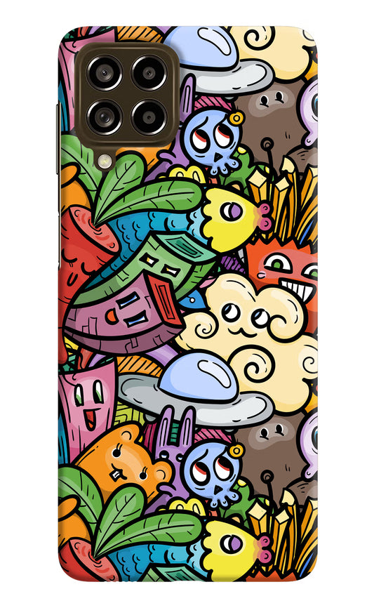 Veggie Doodle Samsung M53 5G Hard Case Back Cover by Casekaro