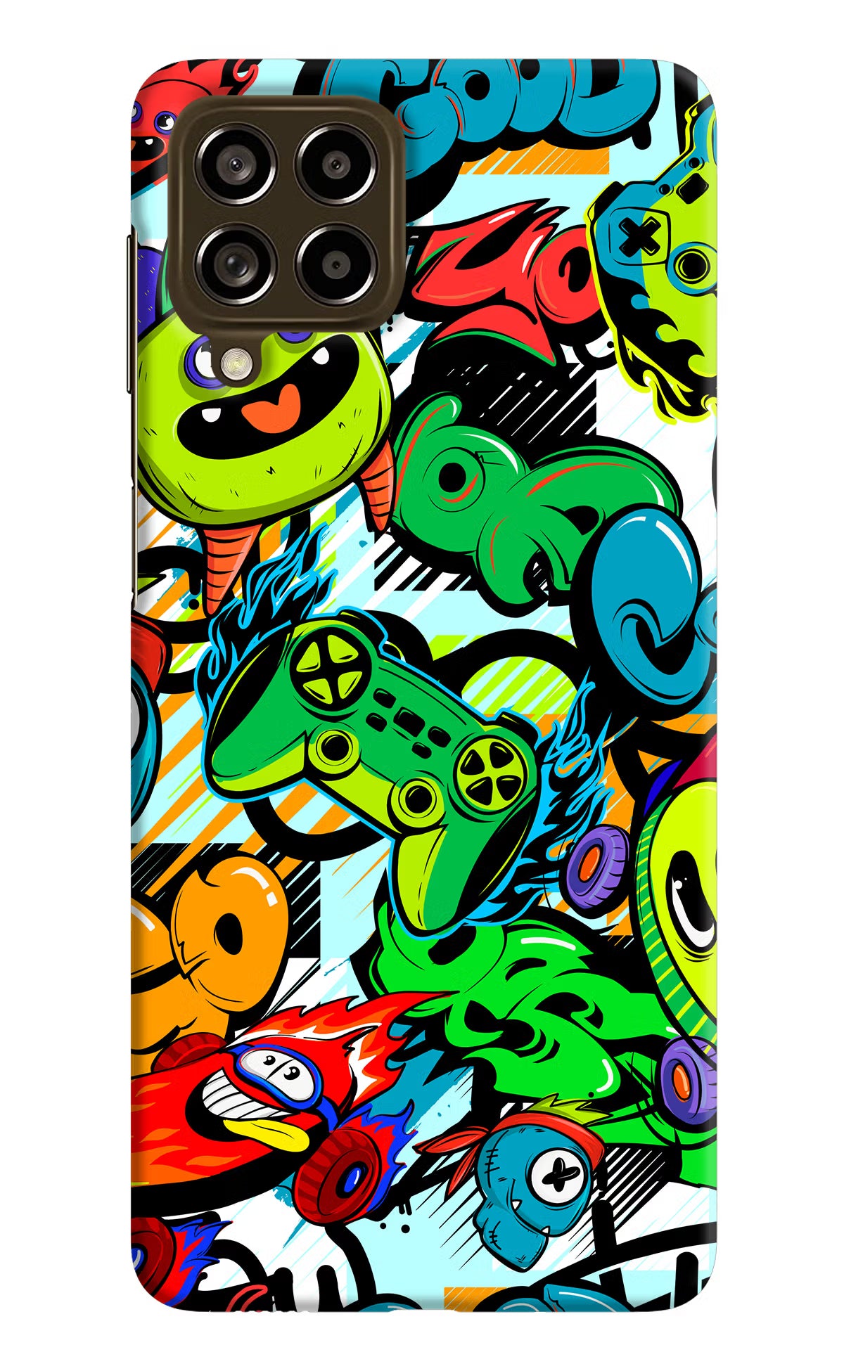Game Doodle Samsung M53 5G Hard Case Back Cover by Casekaro