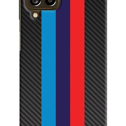 BMW Stripes Pattern Samsung M53 5G Hard Case Back Cover by Casekaro