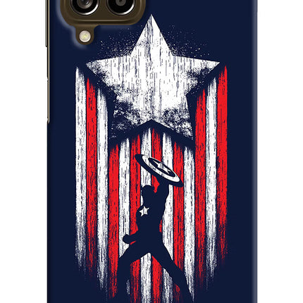 Captain America Marvel Art Samsung M53 5G Hard Case Back Cover by Casekaro