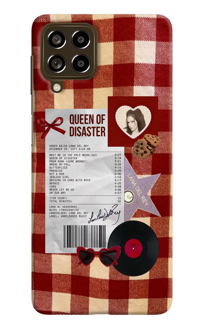 Queen of Disaster Samsung M53 5G Hard Case Back Cover by Casekaro