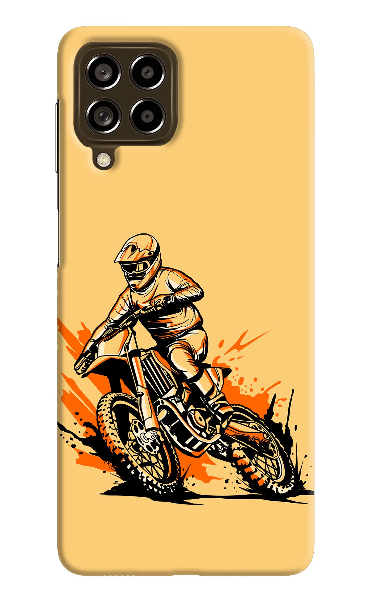 Off-Road Fury Samsung M53 5G Hard Case Back Cover by Casekaro