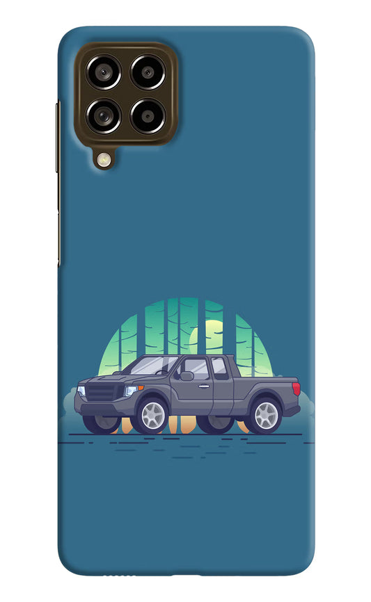 Retro Garage Vibe Samsung M53 5G Hard Case Back Cover by Casekaro