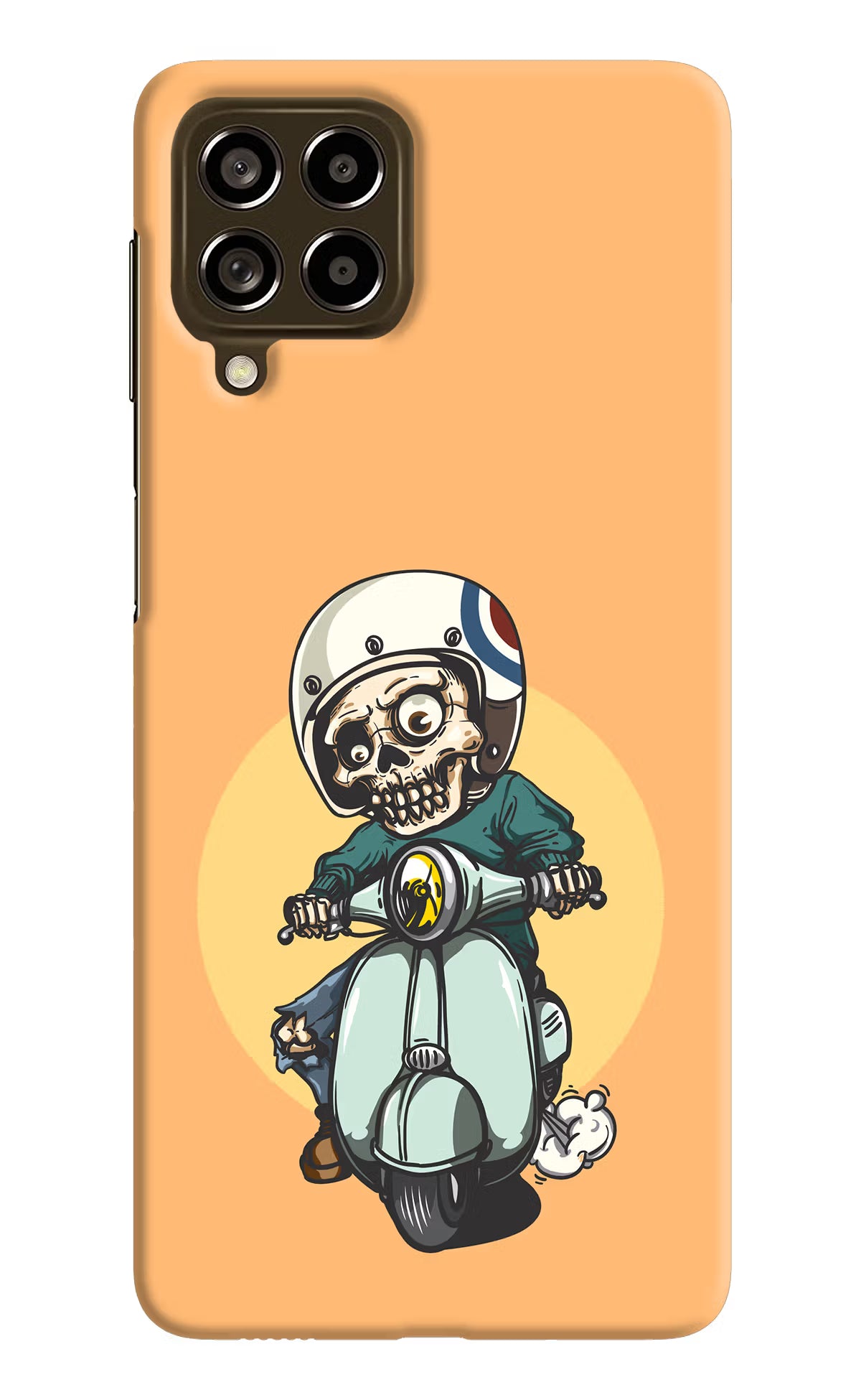 Undead Biker Samsung M53 5G Hard Case Back Cover by Casekaro