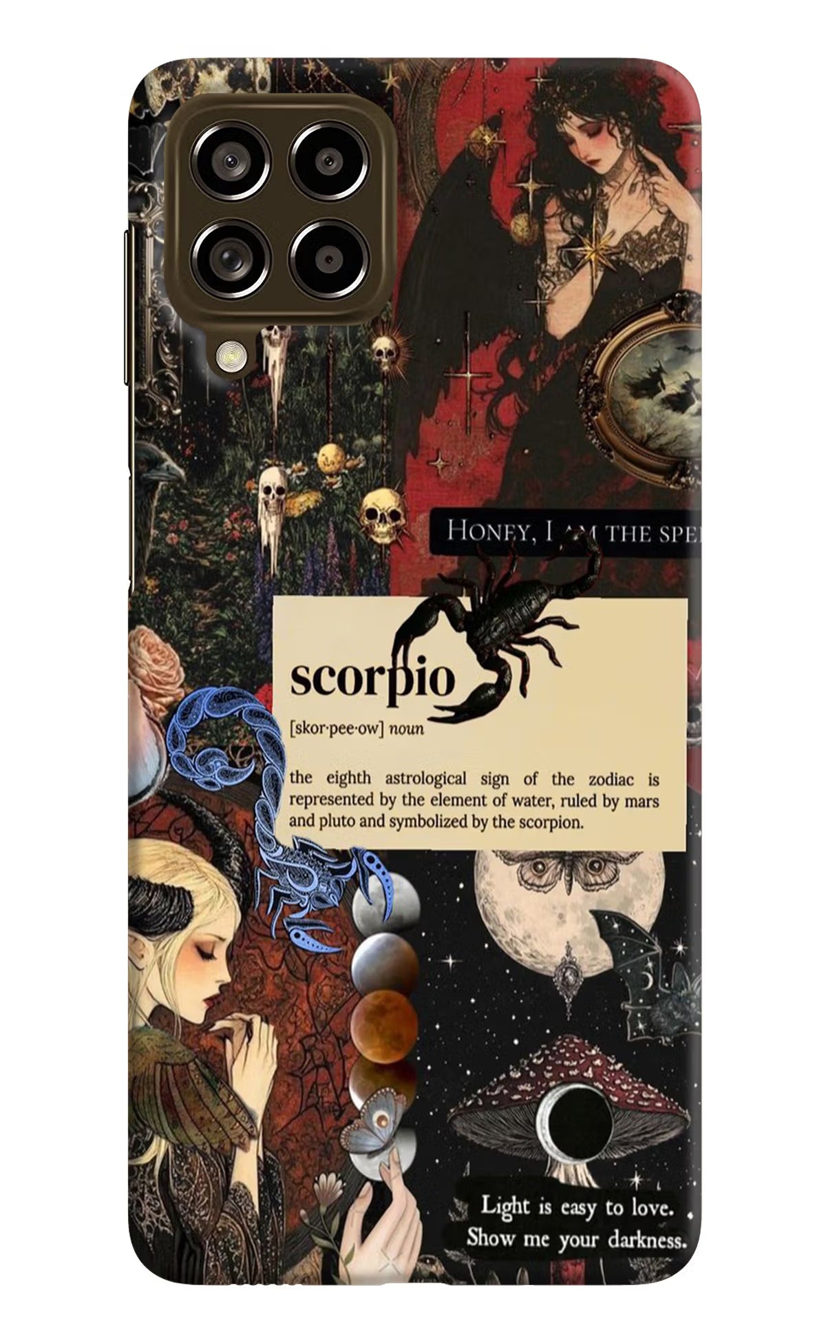 Scorpio Zodiac Samsung M53 5G Hard Case Back Cover by Casekaro