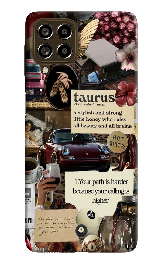 Taurus Zodiac Samsung M53 5G Hard Case Back Cover by Casekaro