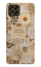 Vintage case Samsung M53 5G Hard Case Back Cover by Casekaro