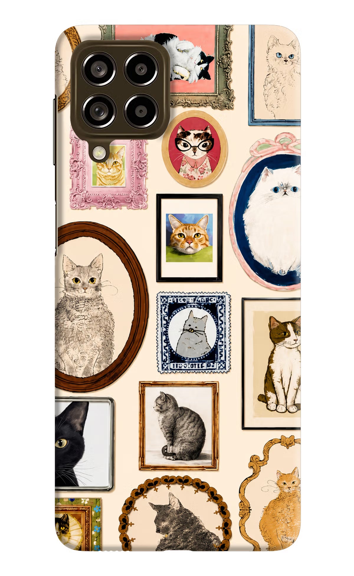Mirror Cats Samsung M53 5G Back Cover