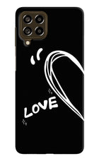 Love Line Samsung M53 5G Hard Case Back Cover by Casekaro