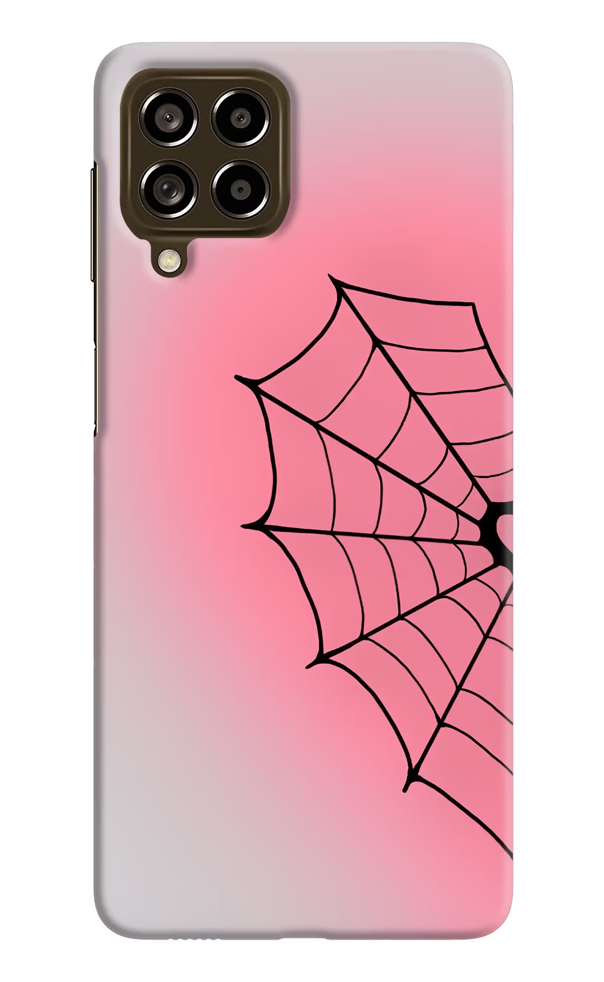 Pink Web Samsung M53 5G Back Cover