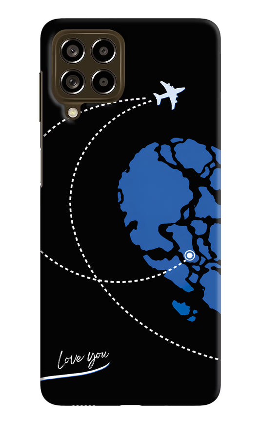 Love Orbit Samsung M53 5G Hard Case Back Cover by Casekaro