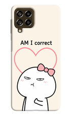 Always Right Samsung M53 5G Hard Case Back Cover by Casekaro