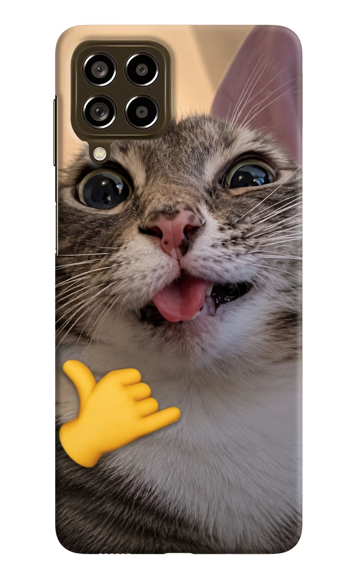 Silly Cat Call Samsung M53 5G Back Cover