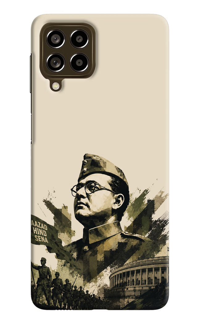 Netaji Rising Samsung M53 5G Hard Case Back Cover by Casekaro