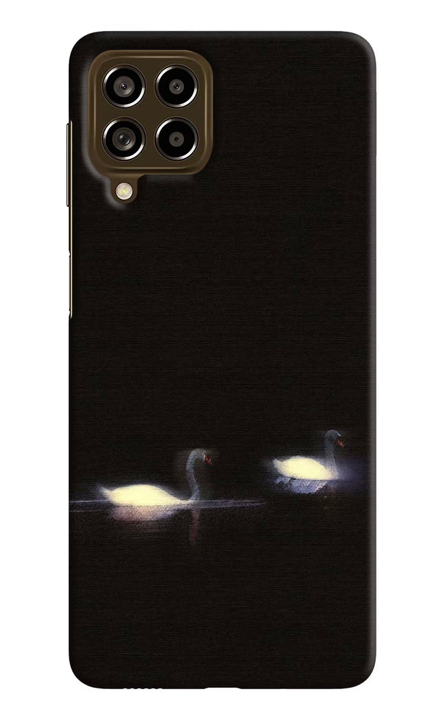 Silent Swans Samsung M53 5G Hard Case Back Cover by Casekaro