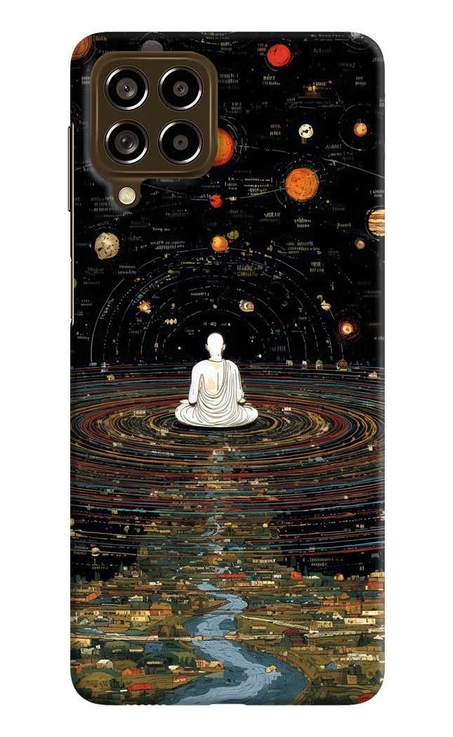 Space Monk Samsung M53 5G Hard Case Back Cover by Casekaro