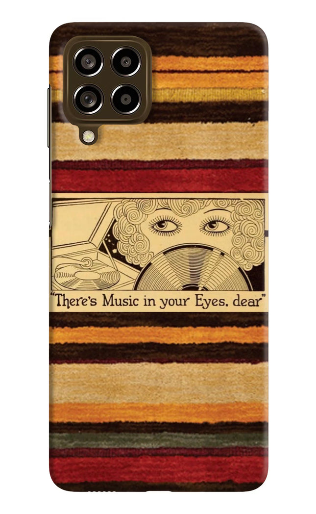 Vinyl Stripes Samsung M53 5G Hard Case Back Cover by Casekaro