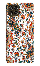 White Mayura Samsung M53 5G Hard Case Back Cover by Casekaro