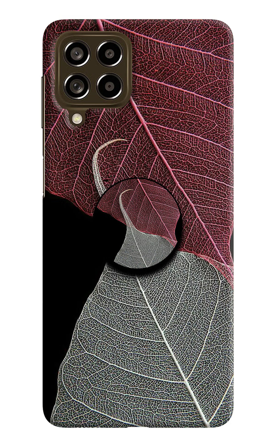 Leaf Pattern Samsung M53 5G Pop Case, Hard case