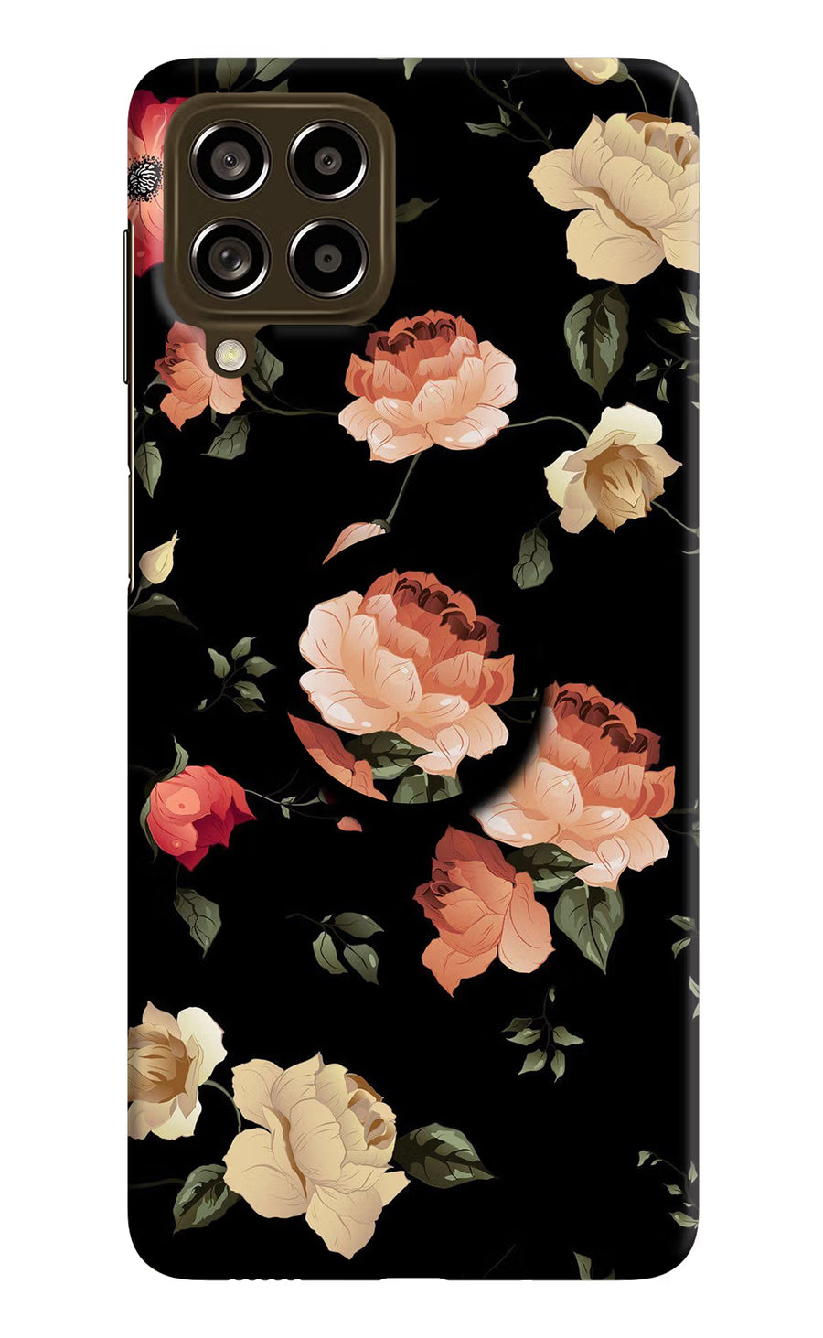 Flowers Samsung M53 5G Pop Case, Hard case