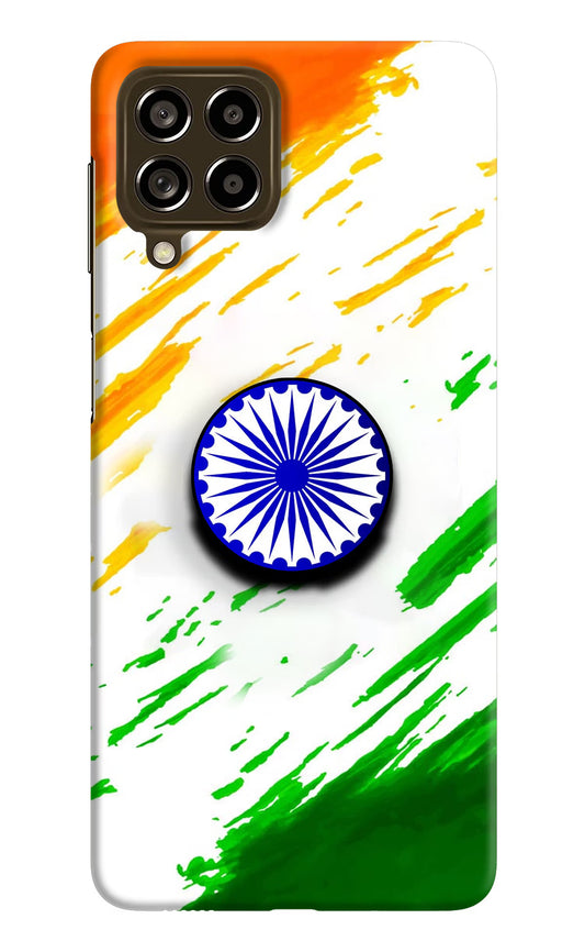 Indian Flag Ashoka Chakra Samsung M53 5G Pop Case by Casekaro
