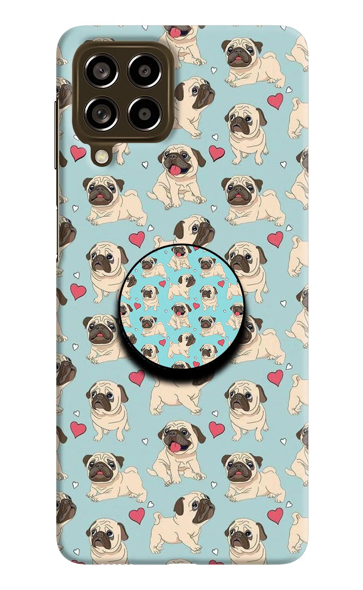Pug Dog Samsung M53 5G Pop Case by Casekaro