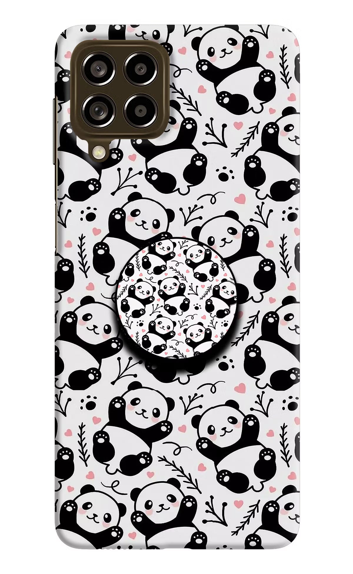 Cute Panda Samsung M53 5G Pop Case by Casekaro