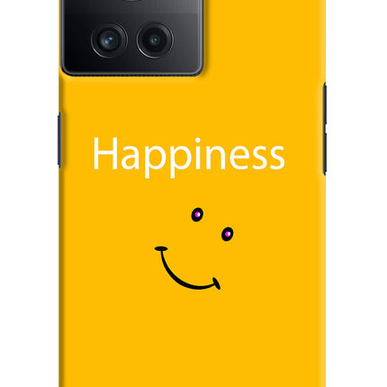Happiness With Smiley OnePlus 10R 5G Hard Case Back Cover by Casekaro