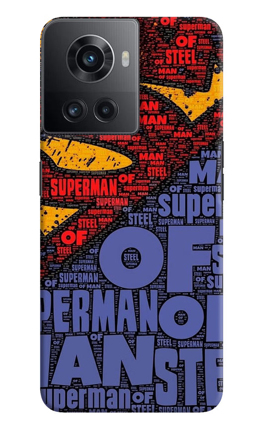 Superman OnePlus 10R 5G Hard Case Back Cover by Casekaro
