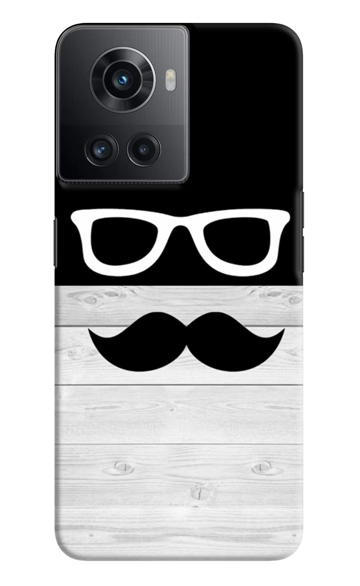 Mustache OnePlus 10R 5G Hard Case Back Cover by Casekaro