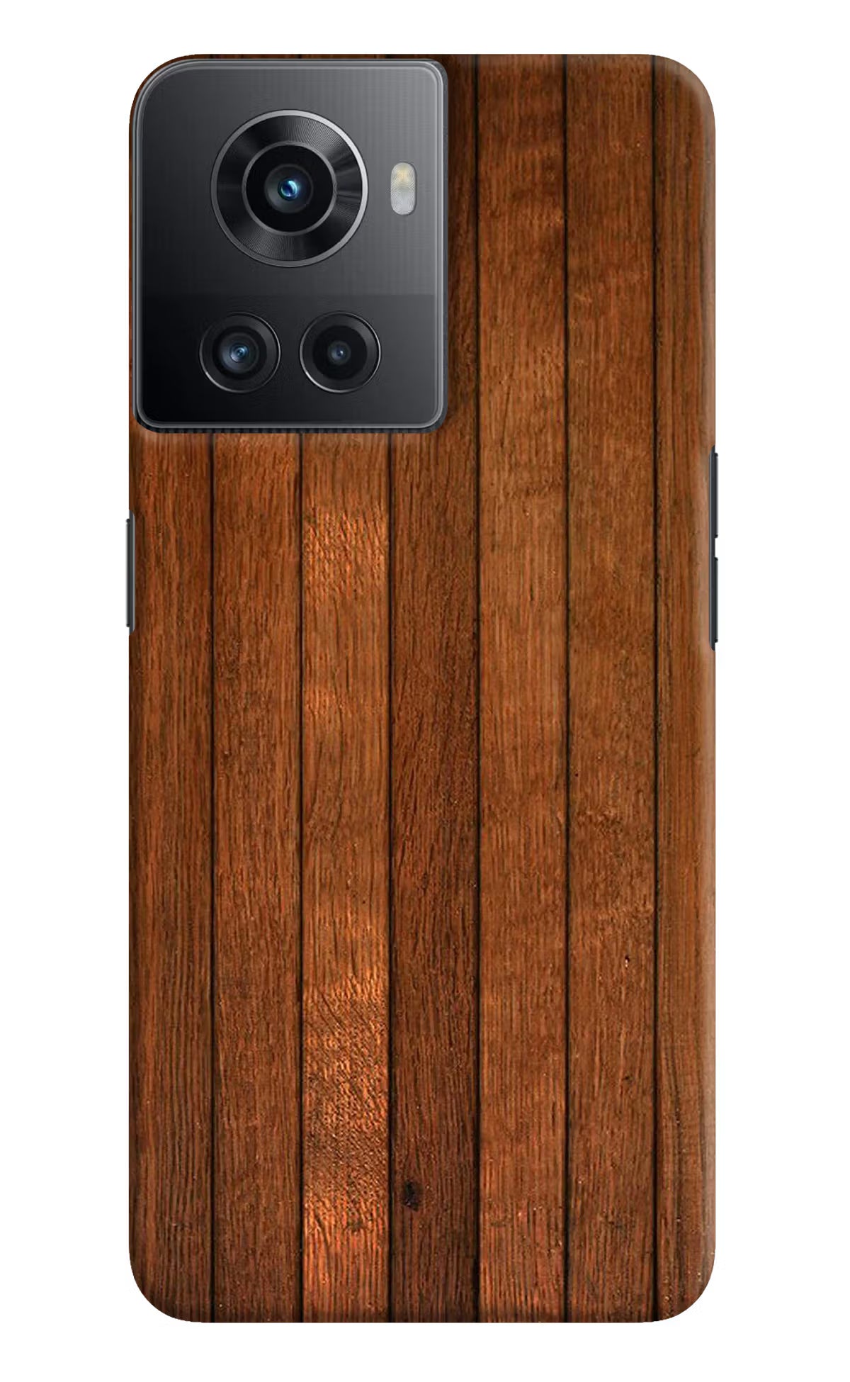 Wooden Artwork Bands OnePlus 10R 5G Hard Case Back Cover by Casekaro