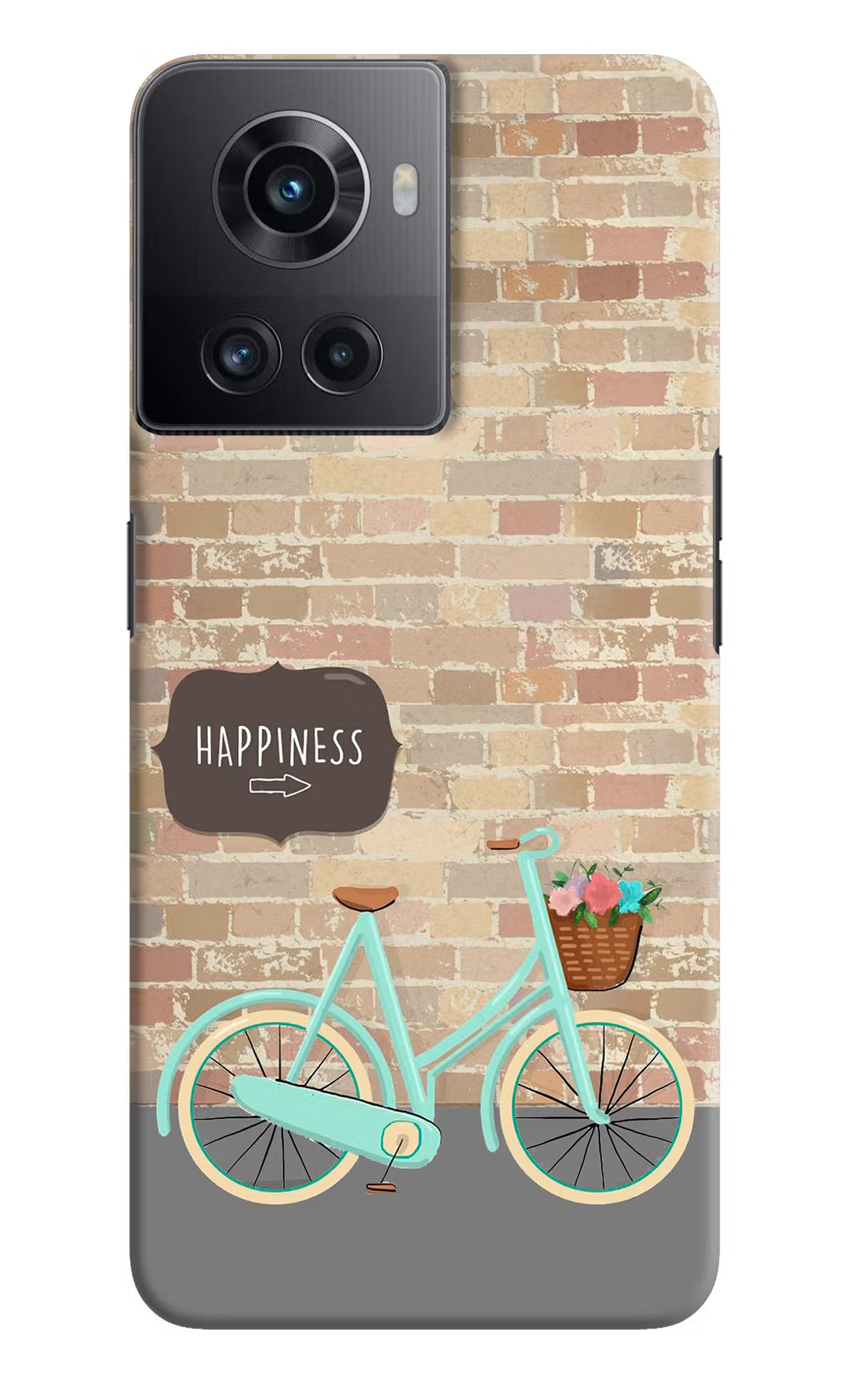 Happiness Artwork OnePlus 10R 5G Hard Case Back Cover by Casekaro