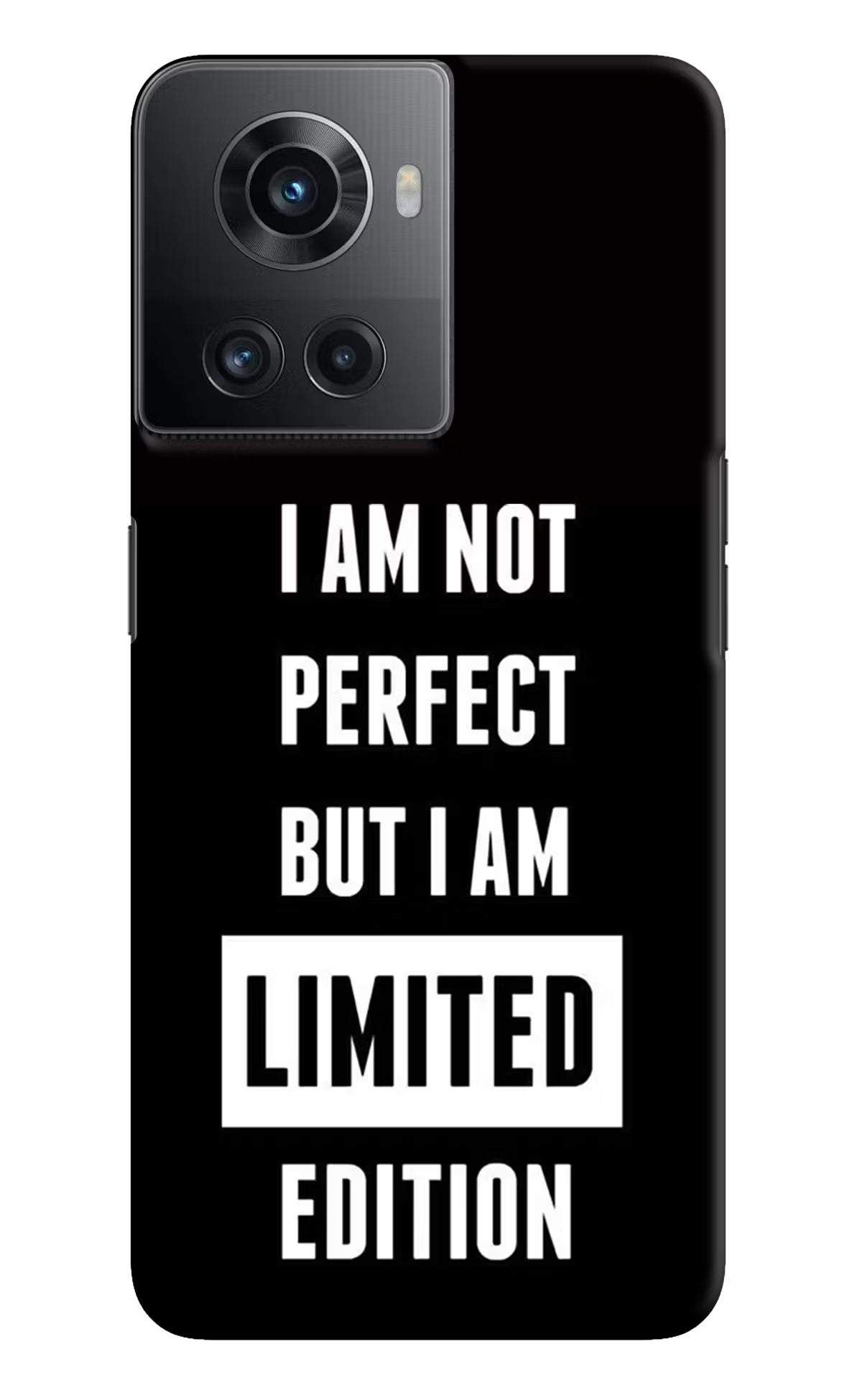 I Am Not Perfect But I Am Limited Edition OnePlus 10R 5G Hard Case Back Cover by Casekaro