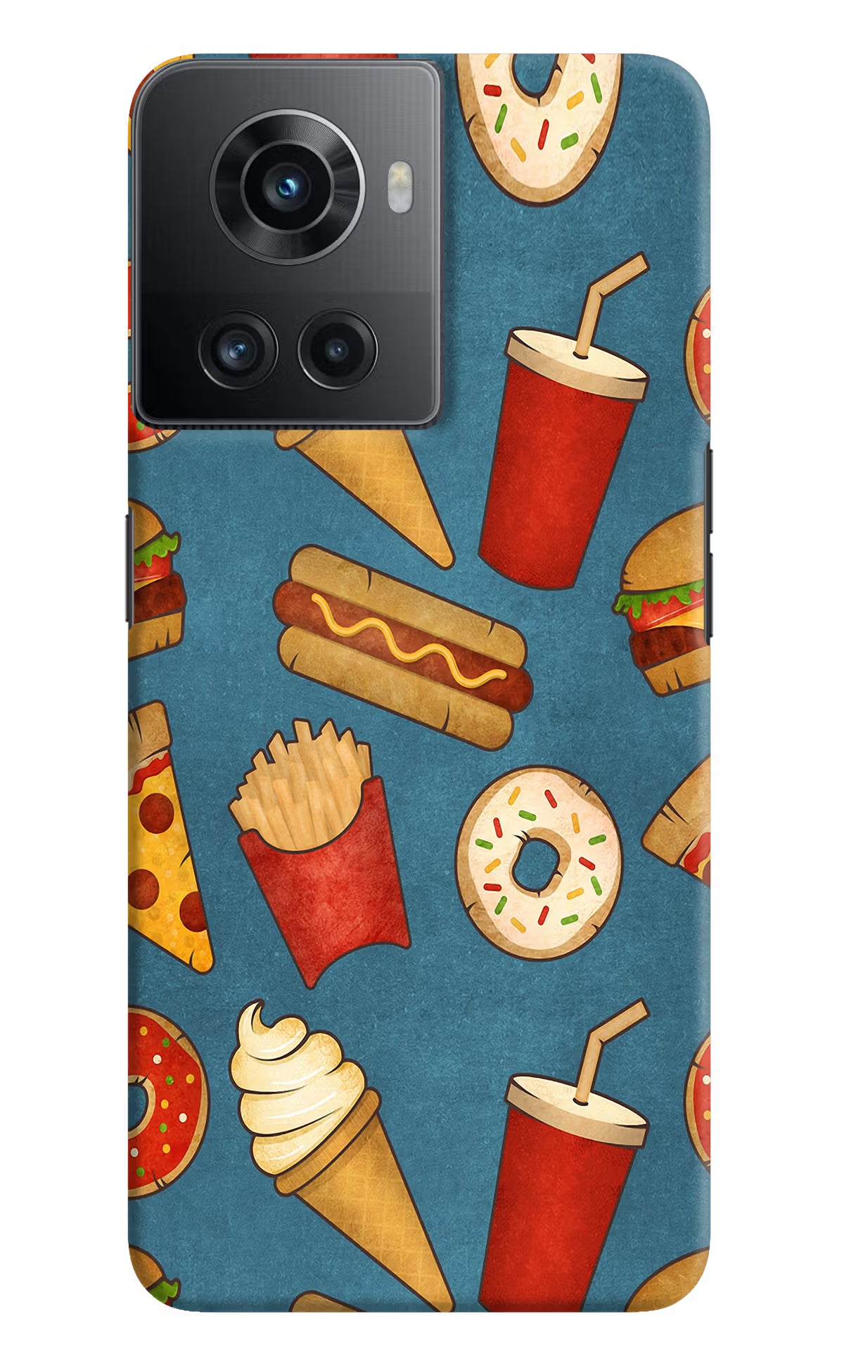 Foodie OnePlus 10R 5G Hard Case Back Cover by Casekaro