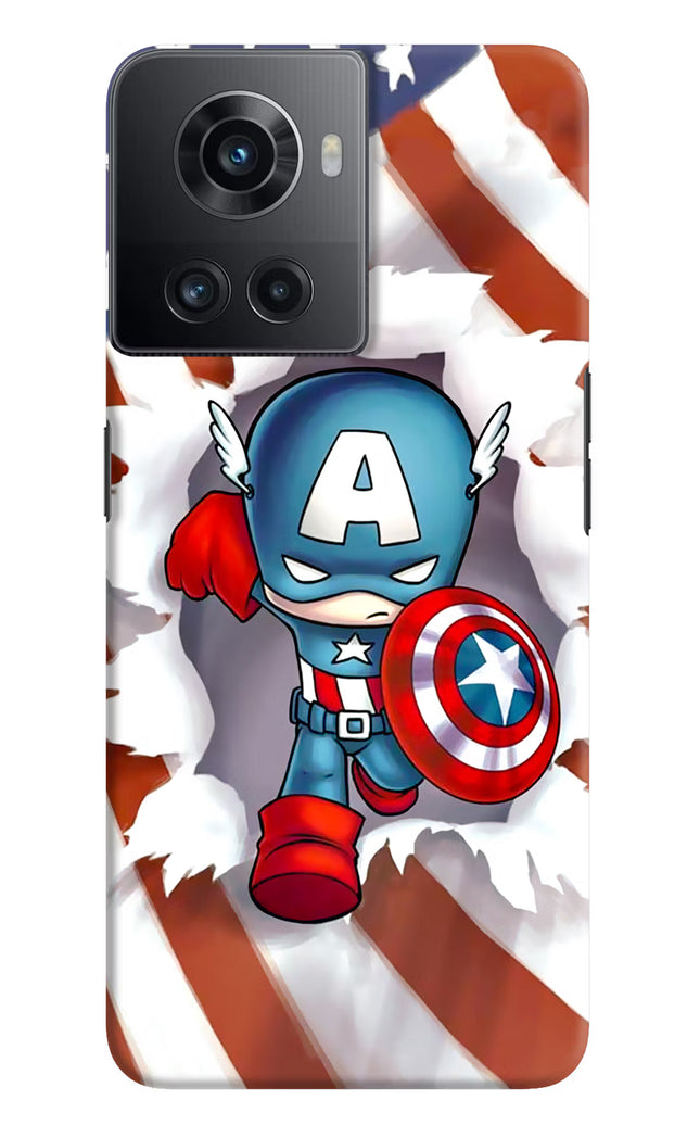 Captain America OnePlus 10R 5G Hard Case Back Cover by Casekaro