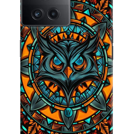 Angry Owl Art OnePlus 10R 5G Hard Case Back Cover by Casekaro
