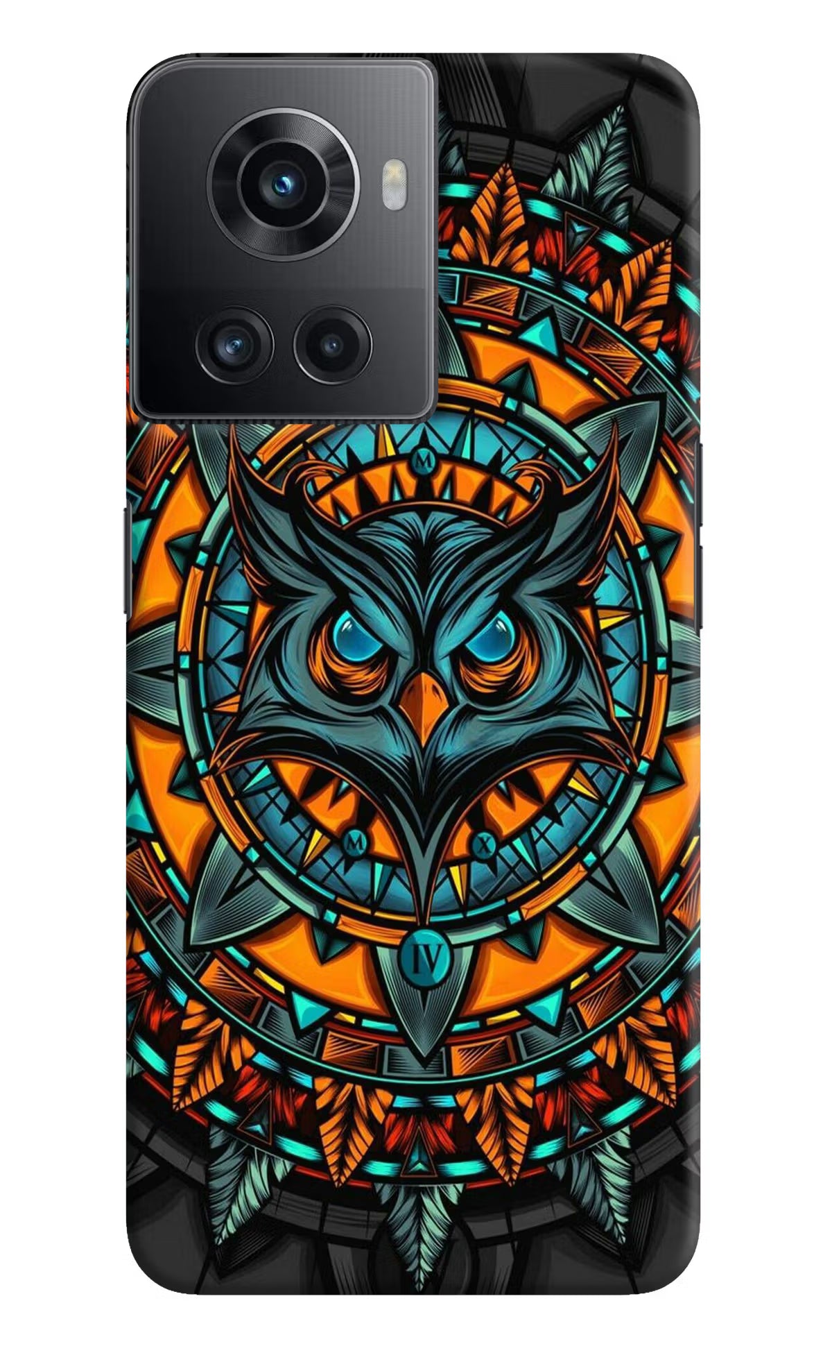 Angry Owl Art OnePlus 10R 5G Hard Case Back Cover by Casekaro