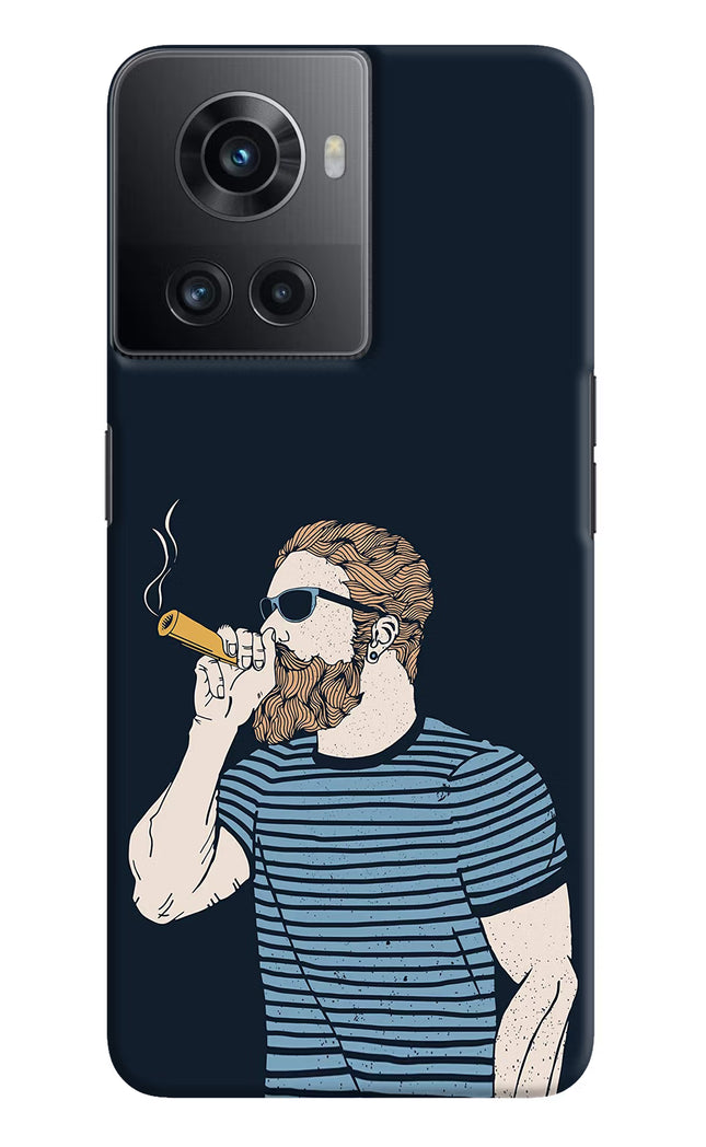 Smoking OnePlus 10R 5G Hard Case Back Cover by Casekaro