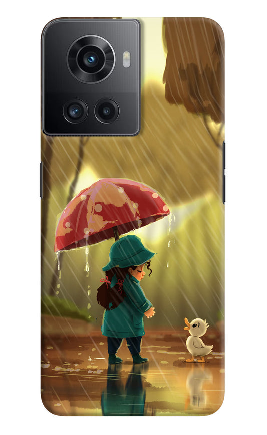 Rainy Day OnePlus 10R 5G Hard Case Back Cover by Casekaro