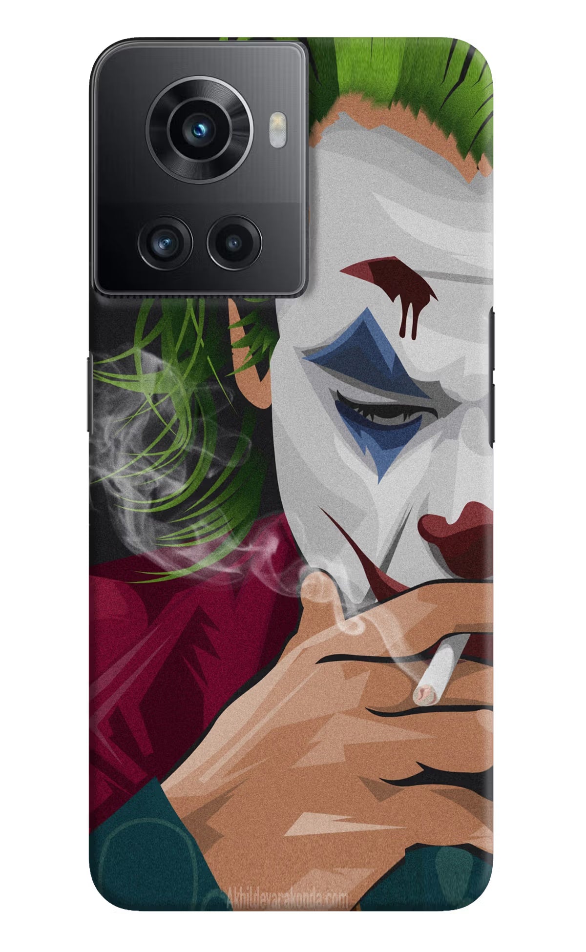 Joker Smoking OnePlus 10R 5G Hard Case Back Cover by Casekaro