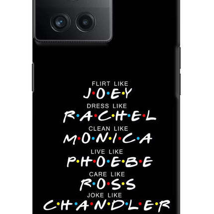 FRIENDS Character OnePlus 10R 5G Hard Case Back Cover by Casekaro