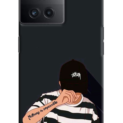 Aesthetic Boy OnePlus 10R 5G Hard Case Back Cover by Casekaro