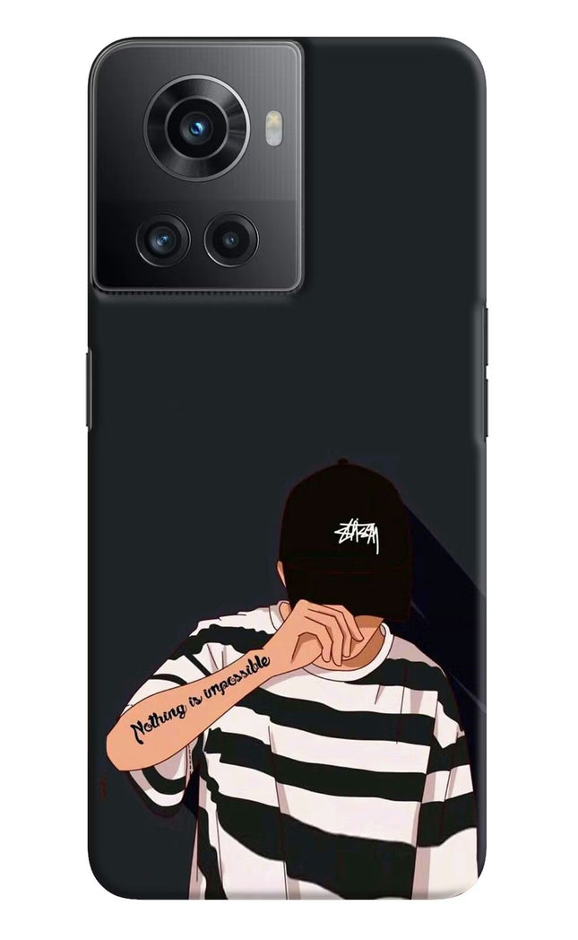 Aesthetic Boy OnePlus 10R 5G Hard Case Back Cover by Casekaro