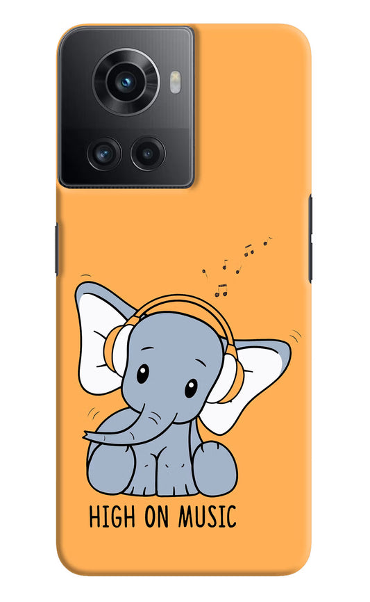 High On Music OnePlus 10R 5G Hard Case Back Cover by Casekaro