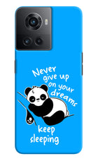 Keep Sleeping OnePlus 10R 5G Hard Case Back Cover by Casekaro
