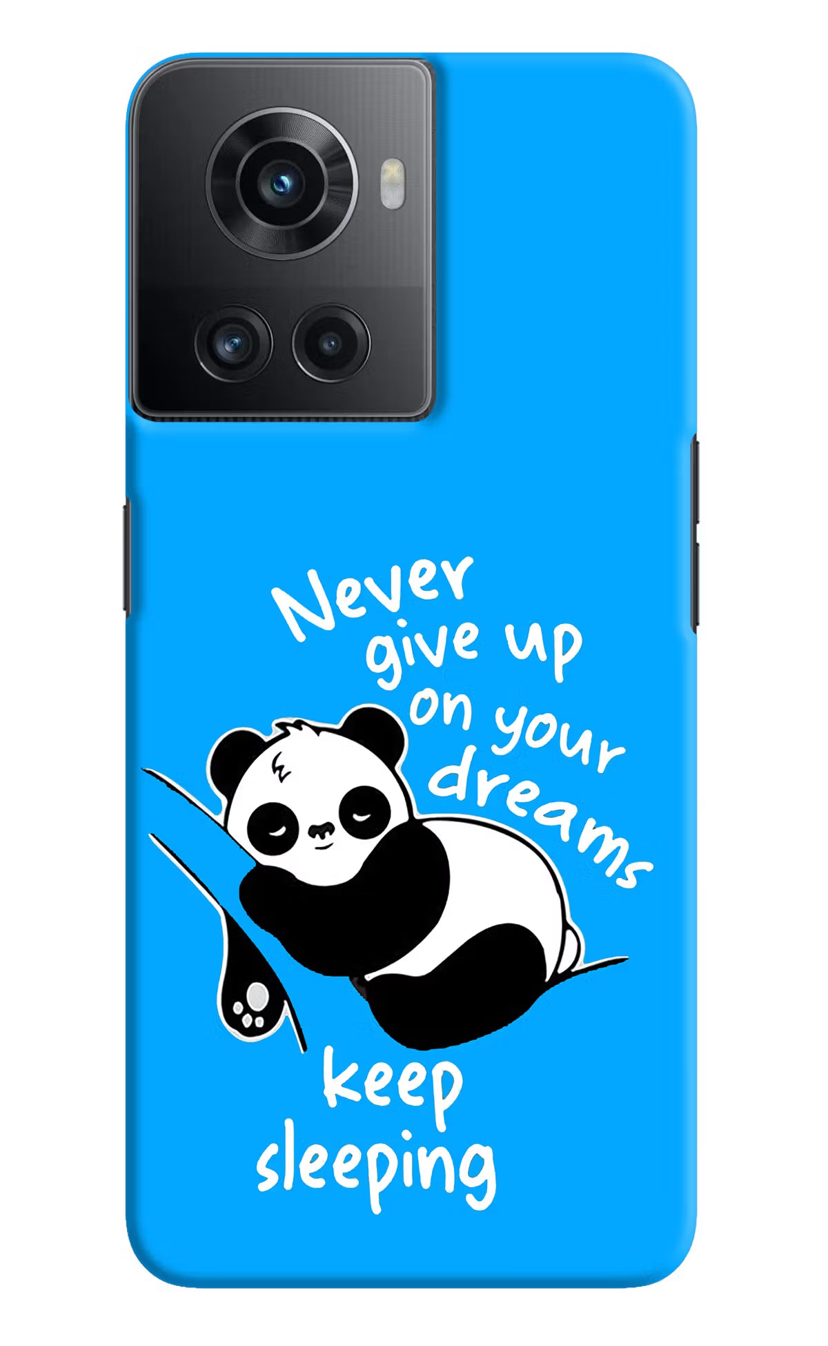 Keep Sleeping OnePlus 10R 5G Hard Case Back Cover by Casekaro